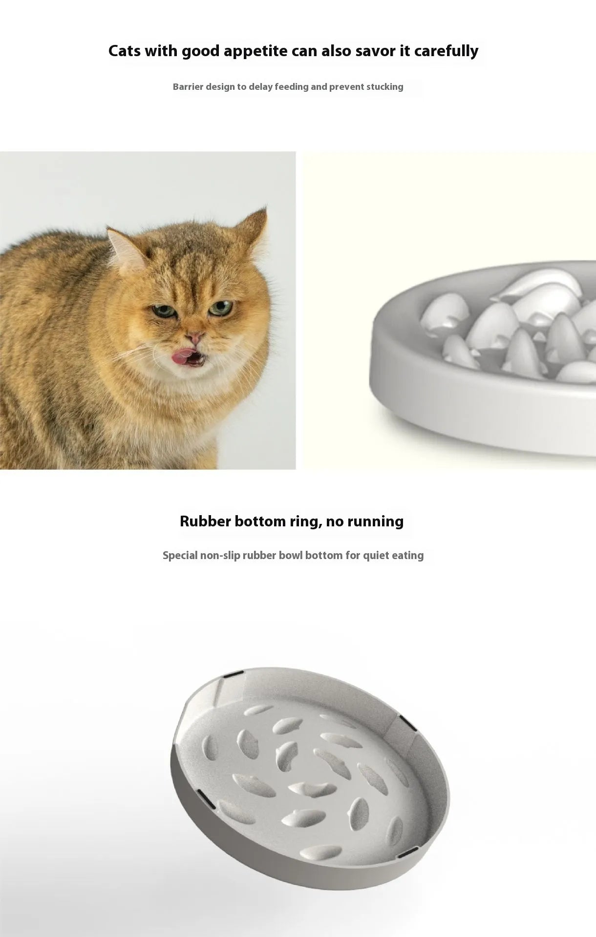 Slow Feed Pet Bowl | Anti-Choking Feeder for Dogs & Cats